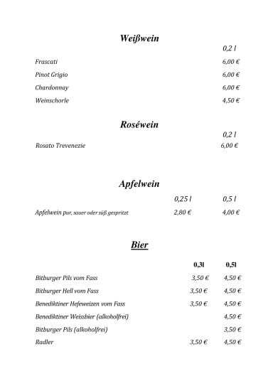 Speisekarte Seite 9