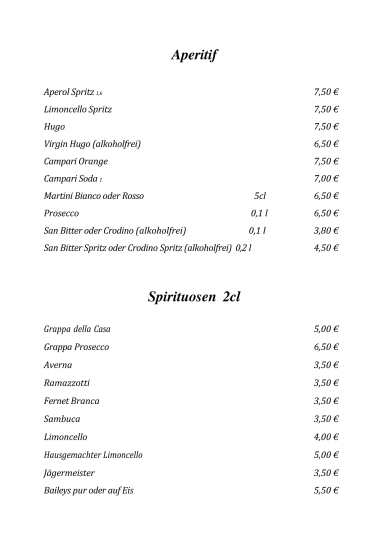 Speisekarte Seite 11