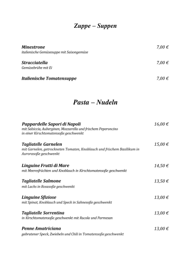 Speisekarte Seite 3