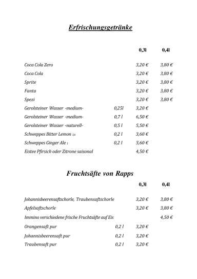 Speisekarte Seite 10
